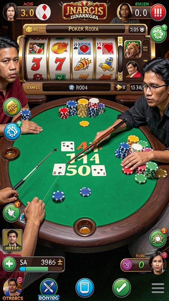 Screenshot memperlihatkan karakter utama dalam aksi.