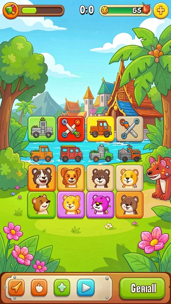 Tampilan menakjubkan dari karakter dalam game.