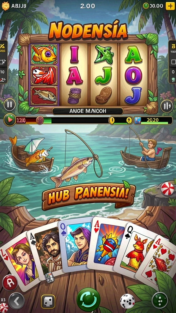 Fitur sosial memungkinkan interaksi dengan pemain lain.