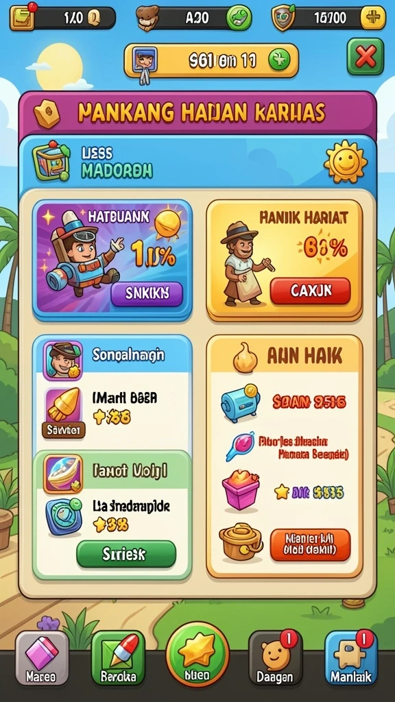 Tampilan grafis yang menakjubkan dan menarik.