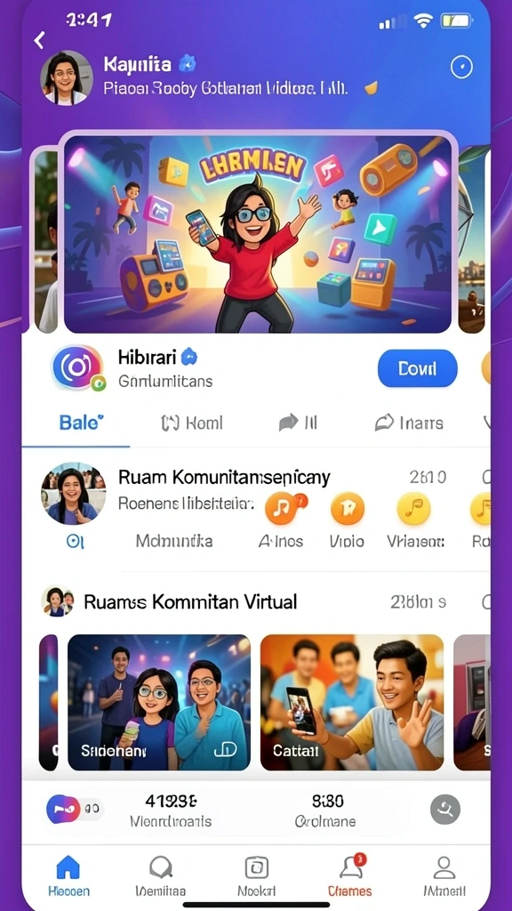Komunitas aktif yang siap bersosialisasi dan berkompetisi.