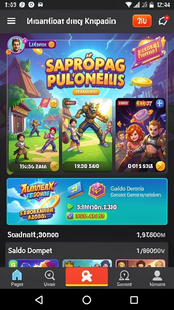 Screenshot menunjukkan karakter-karakter unik dalam BUKIT777.