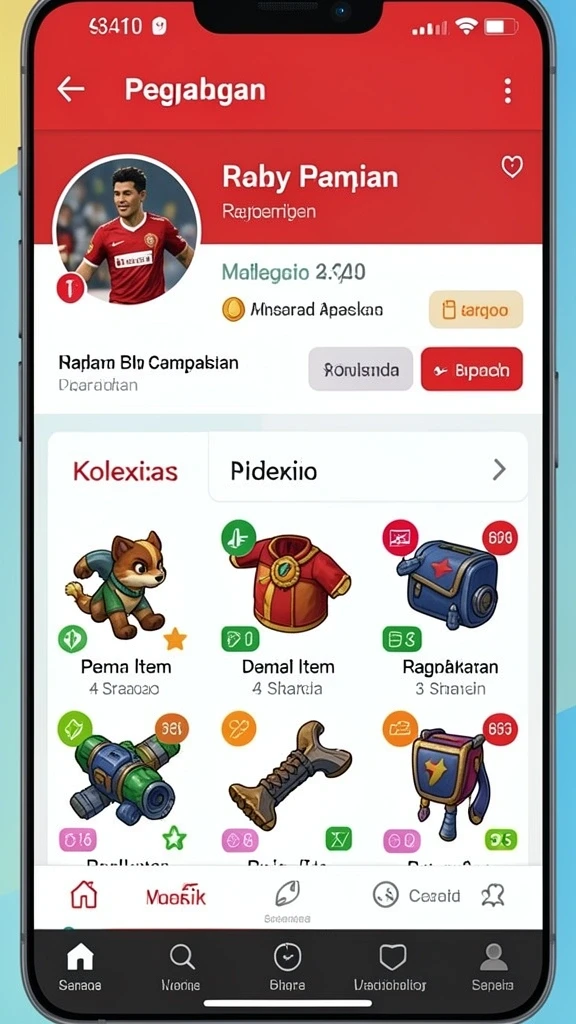 Screenshot menunjukkan tampilan antarmuka utama CASH777 yang user-friendly.