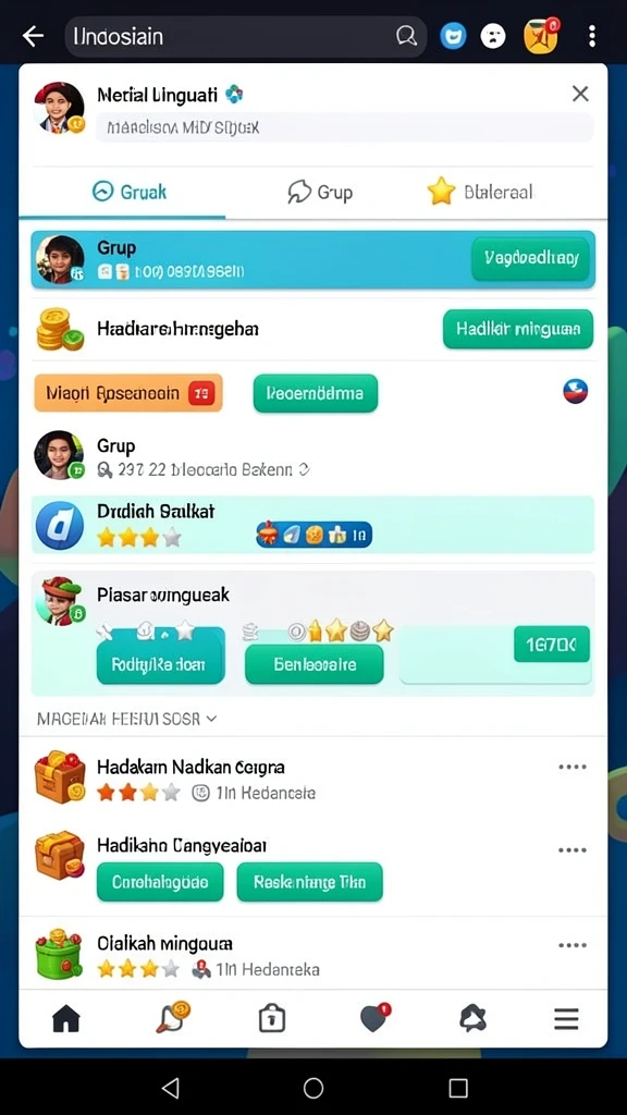 Tangkapan layar memperlihatkan karakter utama dalam aksi.