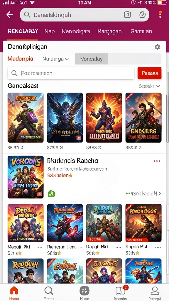 Level yang menantang dalam DUNIA77.