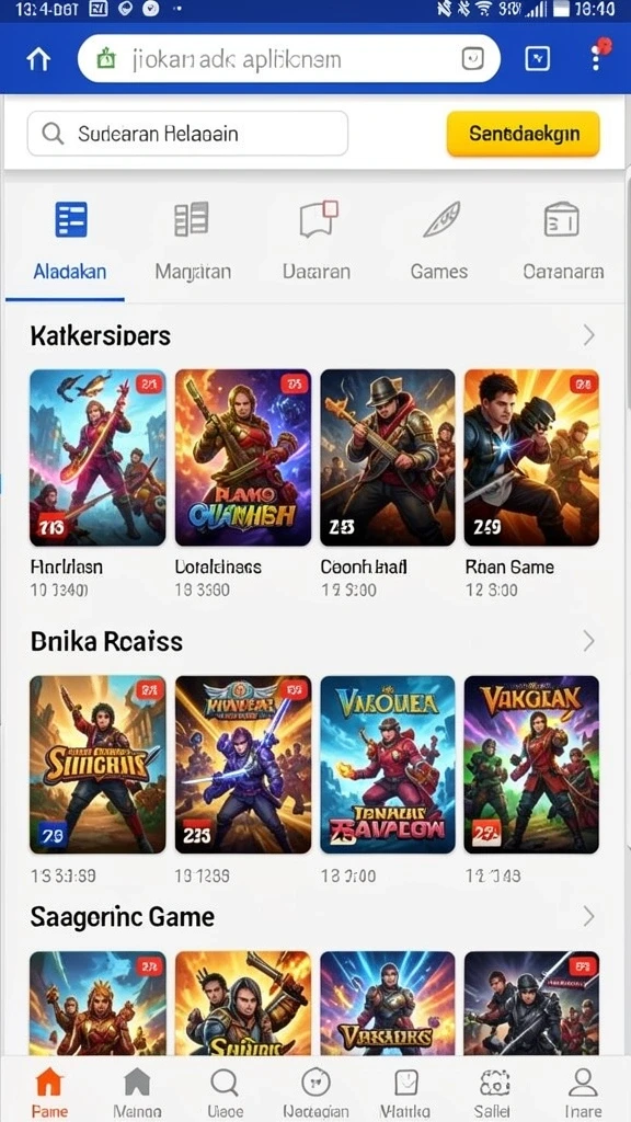 Tampilan antarmuka yang menarik dan mudah dinavigasi.