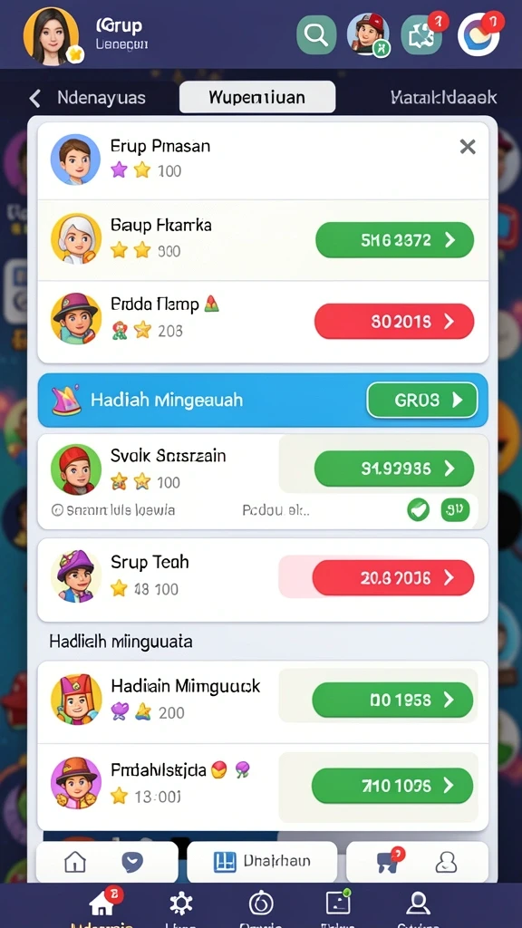 Tampilan antarmuka yang intuitif dan menarik.