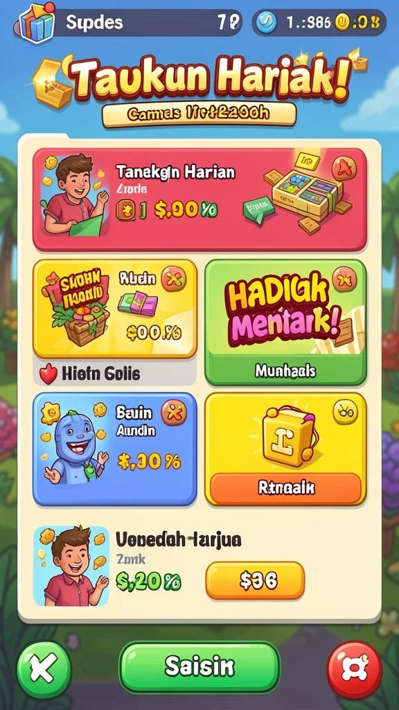 Grafis berkualitas tinggi dan menarik.