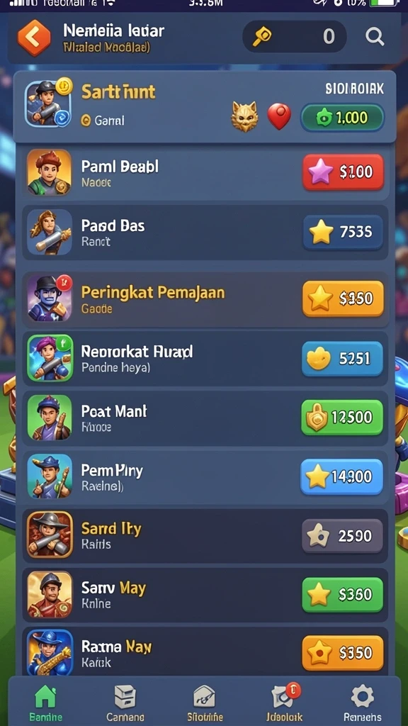 Layar utama KOKO288 menampilkan karakter-karakter menarik.