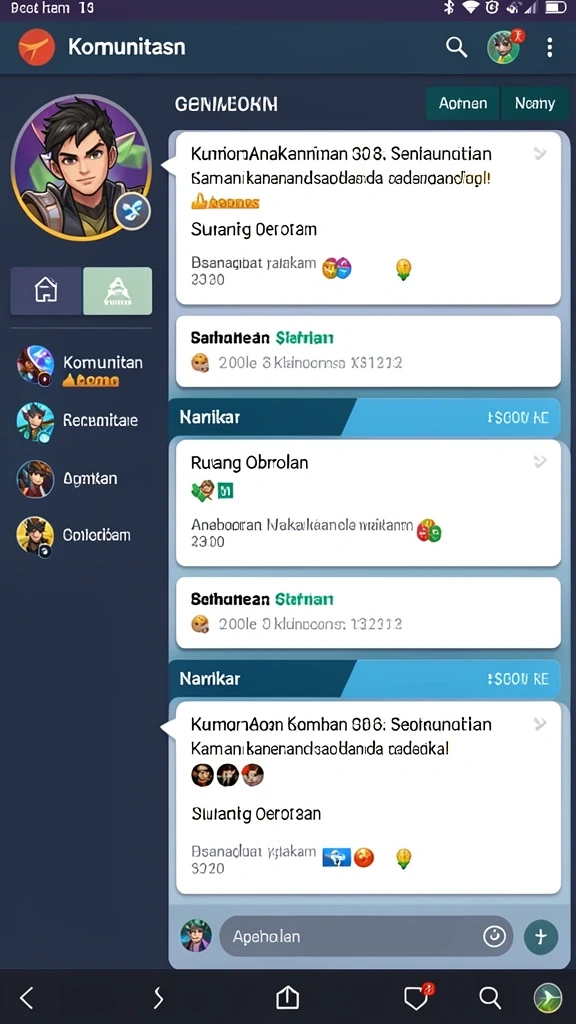 Tampilan antarmuka yang ramah pengguna.