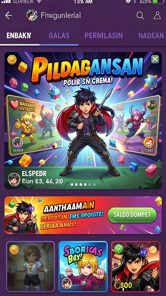 Mode multiplayer yang memungkinkan bersaing dengan teman.