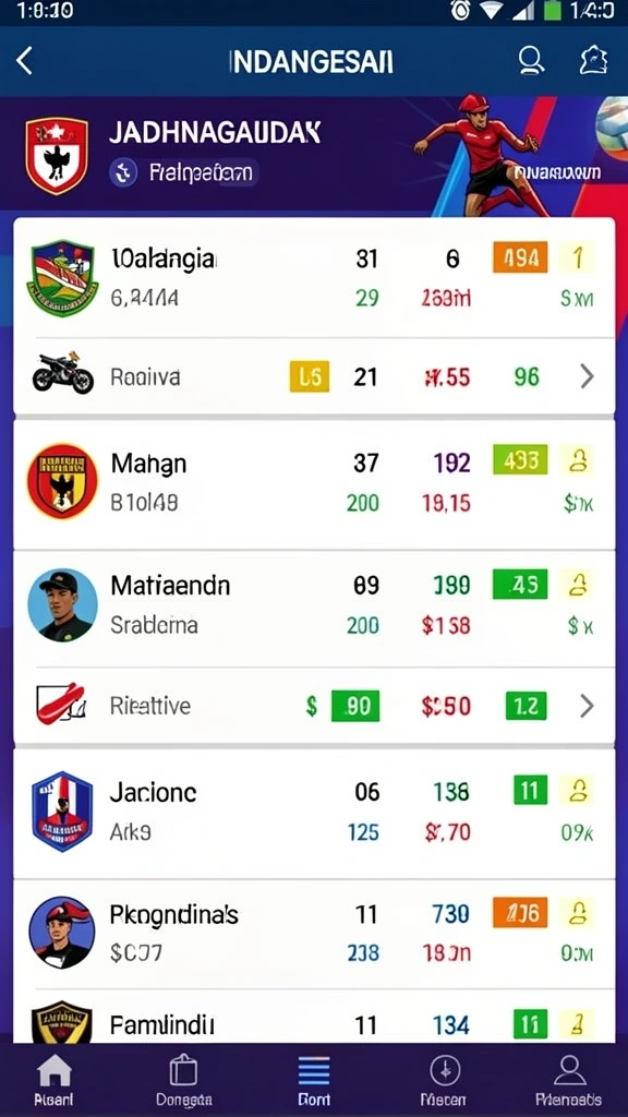 Berbagai level tantangan yang menunggu untuk dijelajahi.