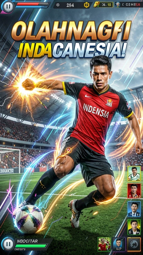 Tampilan awal game yang menarik dan warna-warna cerah.