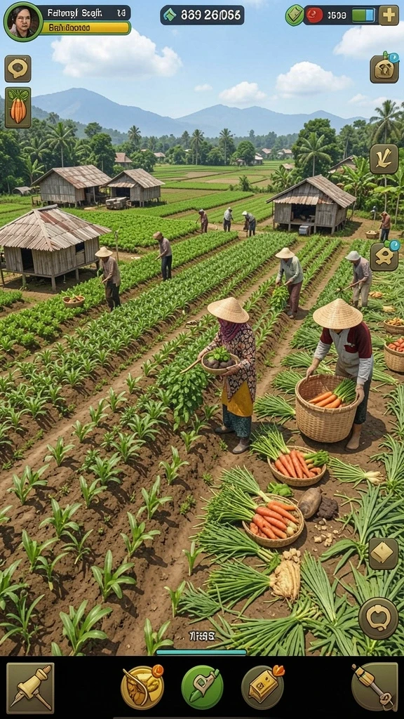 Tampilan antarmuka utama game PETIRRP yang menarik.
