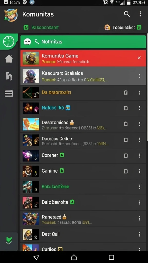 Screenshot dari mode permainan yang penuh aksi dan tantangan.