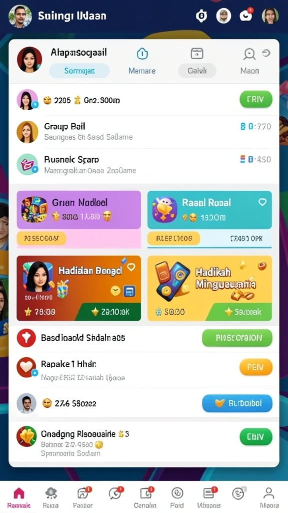 Pengguna dapat melihat leaderboard dengan skor terbaik.