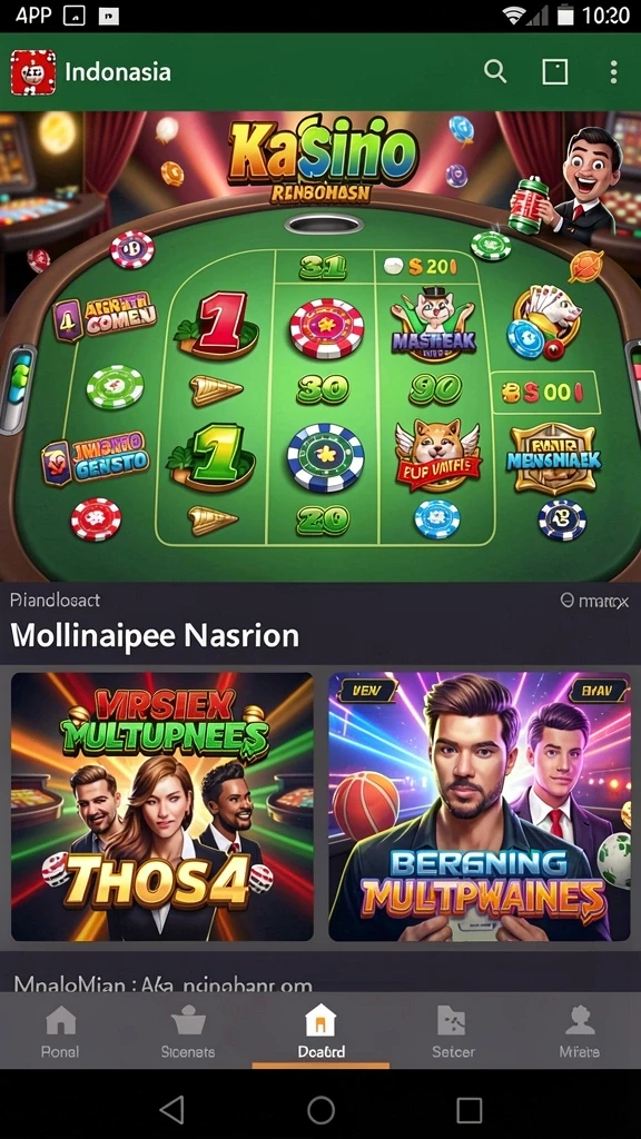 Fitur live casino yang interaktif dan seru.