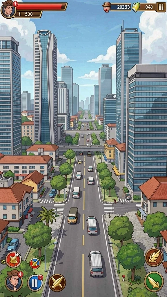 Tangkapan layar mode permainan yang seru.
