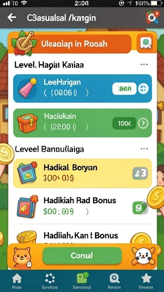 Karakter unik dengan kemampuan spesial yang berbeda.