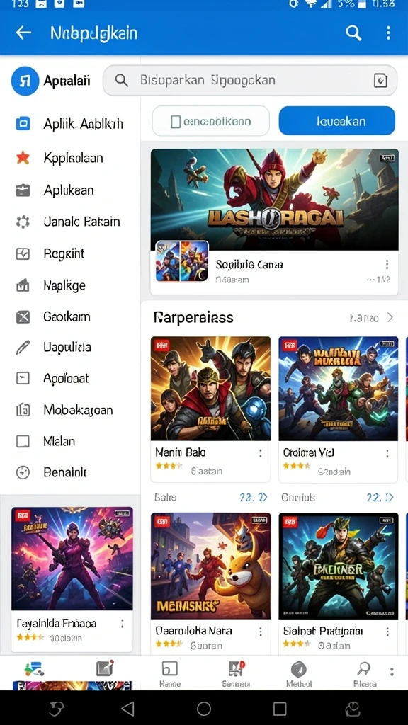 Tampilan awal yang menakjubkan dan imersif.