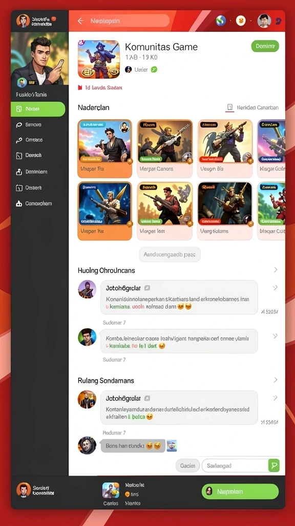 Layar awal S80 dengan desain menarik.