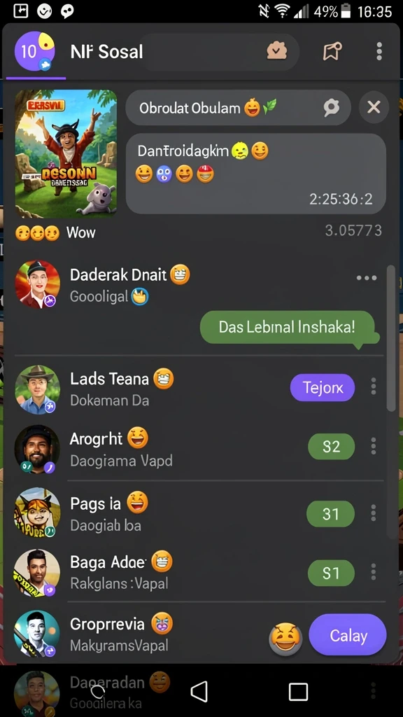 Karakter baru yang diperkenalkan dalam pembaruan terbaru.