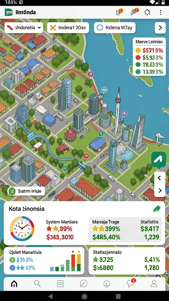 Screenshoot dari level awal yang menampilkan karakter utama.
