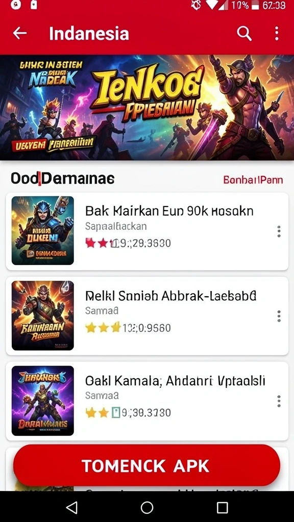 Gameplay yang seru dan menantang di setiap level.