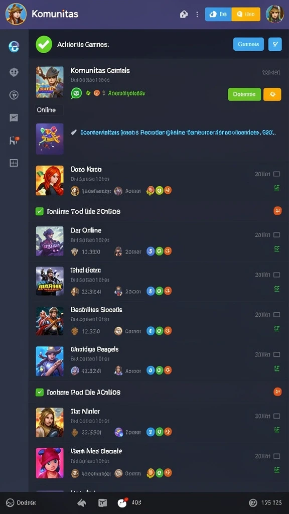 Komunitas aktif dengan banyak event dan turnamen.