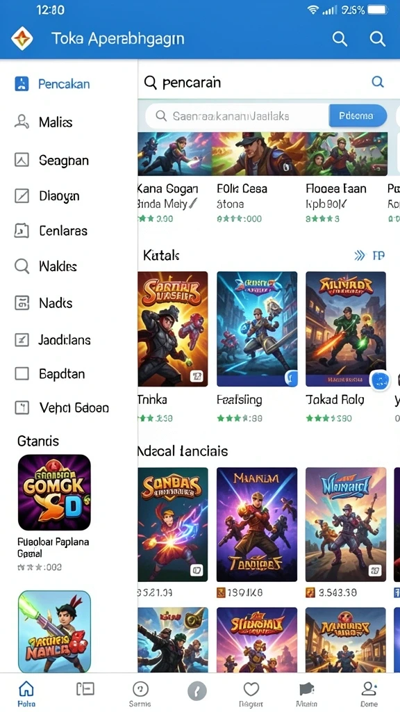 Tangkapan layar menunjukkan karakter utama dalam aksi.