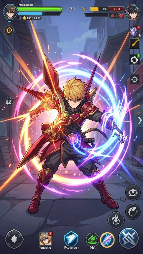Momen seru dalam aksi gameplay yang mendebarkan.